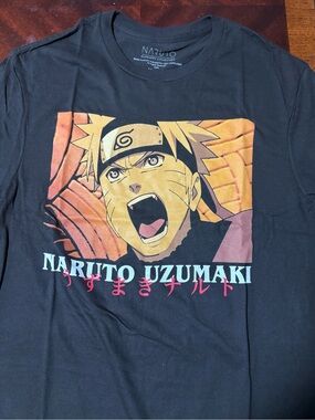 Naruto Uzumaki Graphic Tee - Black NARUTO